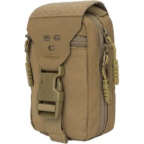 TOPTACPRO Removable Tactical Medical Pouch Rip-Away MOLLE IFAK Pouch for Camping Hunting Traveling 500D Cordura Nylon in Saudi Arabia