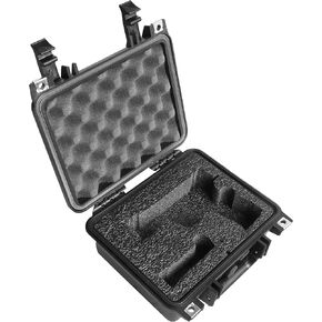 Case Club Case fits S&W M&P & 3 Magazines in Pre-Cut Heavy Duty Waterproof Case (Accommodates Optics & Under Barrel attachments)