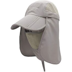 Surblue Neck Face Flap Outdoor Cap UV Protection Sun Hats Fishing Hat Quick-Drying UPF50+