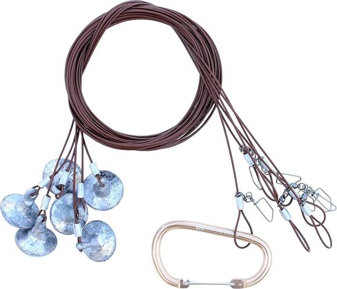 لايف تايم ديكوز 6 أقدام 1.8 أونصة مغلفة من البولي فينيل كلورايد كابل فولاذ تكساس ريج ديكوري - 6 قطع in Kuwait