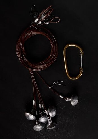 لايف تايم ديكوز 6 أقدام 1.8 أونصة مغلفة من البولي فينيل كلورايد كابل فولاذ تكساس ريج ديكوري - 6 قطع in Kuwait