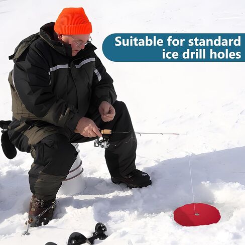 PURPLE STAR 1N Ice Fishing Hole Covers- Ice Fishing Hole Insulator Covers- Ice Fishing Safety Hole Cover Lids for Fish Houses Winter Fishing Accessories in Saudi Arabia