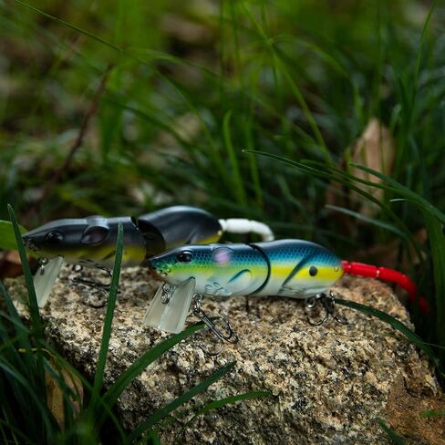 Goture Mice Rat Fishing Lures Topwater 3D Mouse Lures Baits Artificial Rat Swimbaits Bass Trout Hard Lures Kit Gifts for Men 2Pcs in Saudi Arabia