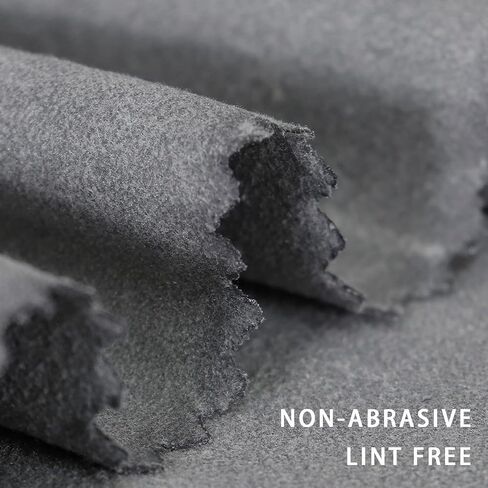 NP Gun Cleaning Cloth Rags 4PCS - 12"x12" Microfiber Gray Towel Polishing lint Free Silicone Gun Cloth, Gun Wipes Right Amount of Silicon Great for All Gun Firearm Cleaning Cleaner Protection in Saudi Arabia