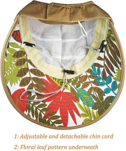 HINDAWI Sun Hats for Women Wide Brim Sun Hat UV Protection Caps Floppy Beach Packable Visor in Saudi Arabia