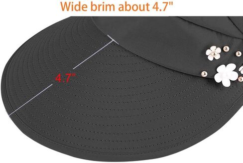 HINDAWI Sun Hats for Women Wide Brim Sun Hat UV Protection Caps Floppy Beach Packable Visor in Saudi Arabia