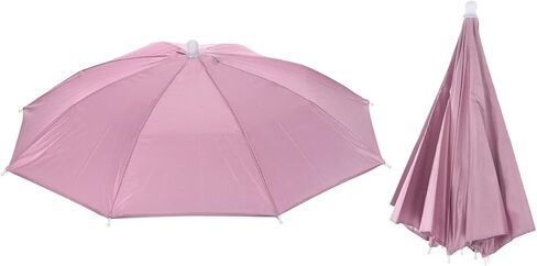 PATIKIL Fishing Umbrella Hat Elastic Folding Sun Rain Cap Head Umbrella Hands Free for Outdoor Fishing Camping in Saudi Arabia