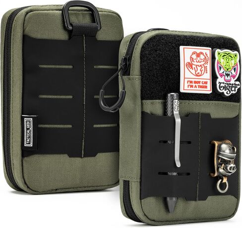 حقيبة جيب الخصر المدمجة E2.0 EDC من TACTICAL GEEK، منظم أدوات الحقيبة Molle EDC متعدد الأغراض، حقيبة أدوات Molle متعددة الأغراض للأدوات المتعددة، حقيبة تنظيم الأدوات اليومية من النايلون باللون الأخضر in Kuwait