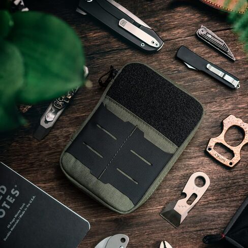 حقيبة جيب الخصر المدمجة E2.0 EDC من TACTICAL GEEK، منظم أدوات الحقيبة Molle EDC متعدد الأغراض، حقيبة أدوات Molle متعددة الأغراض للأدوات المتعددة، حقيبة تنظيم الأدوات اليومية من النايلون باللون الأخضر in Kuwait