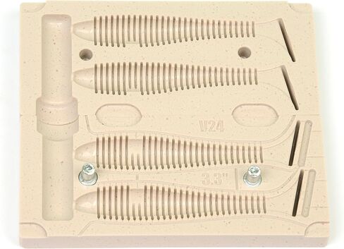 قالب طعم V24 من فات فيش من البلاستيك الناعم لصنع الطعم لصيد الأسماك من أجل صناعة طعم الصيد 8.4 سم in Kuwait