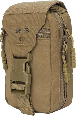 TOPTACPRO Removable Tactical Medical Pouch Rip-Away MOLLE IFAK Pouch for Camping Hunting Traveling 500D Cordura Nylon in Saudi Arabia