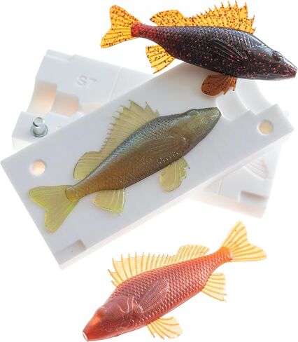 Authentic Handmade Ruff Anatomic Fishing Bait Form 3.2 inches Fishing DIY Lure Making Craft in Saudi Arabia
