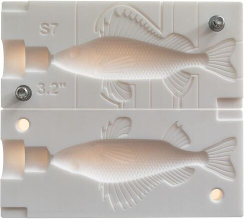 Authentic Handmade Ruff Anatomic Fishing Bait Form 3.2 inches Fishing DIY Lure Making Craft in Saudi Arabia