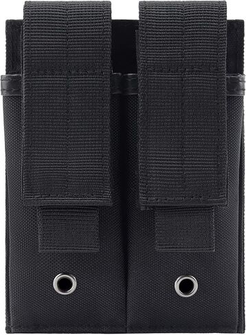 PEXBEE Molle Double Pistol Mag Pouch Mag Tool Organizer Holder Tactical Pistol Magazine Pouch in Kuwait