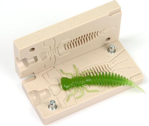 FatFish B41 Bait Mold Soft Plastiс Lure Making Injection Mold for Do-It Fishing Lures 3" in Kuwait