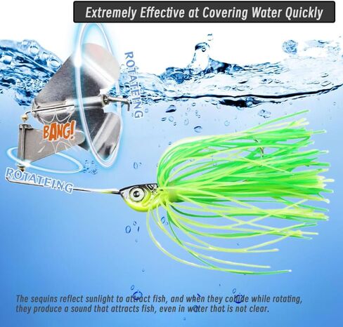 مجموعة طعوم صيد السمك سبينيربايت بوزبيت متعددة الألوان، سمك السلمون المرقط، معدن الدولاب الدوار، طعوم السباحة، صيد المياه العذبة، صيد المياه المالحة، 5 قطع in Kuwait