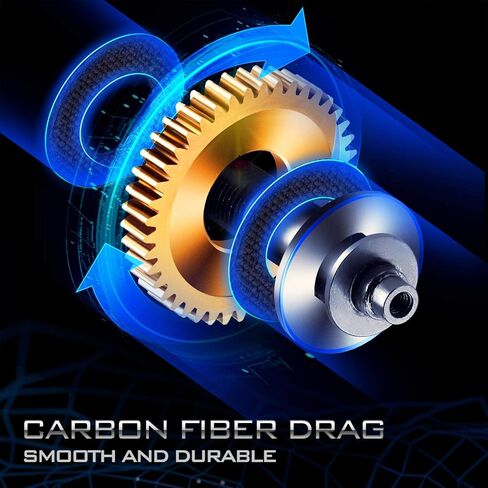 بكرة صيد الجليد الدقيقة من Piscifun ICX، بكرة صيد الجليد المجانية المضمنة، بكرة ألومنيوم فائقة النعومة مصنوعة بآلة CNC 7+1 محامل كروية محمية بكرة سمك الثلج in Kuwait