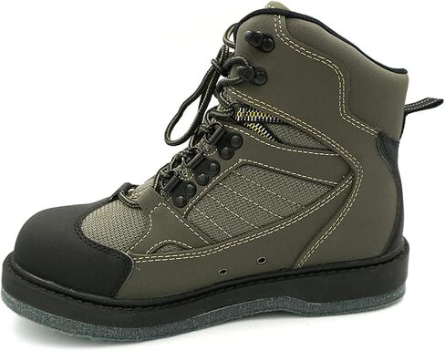 Lurewilder Men's Wading Boots Felt Sole for Fly Fishing Felt Outsole Wading Shoes Fly Fishing Footwear Wading Boots for Men in Saudi Arabia