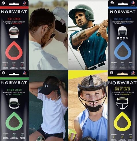 قبعة سائق الشاحنة NoSweat وبطانة العرق وقبعة شبكية وأربطة للحماية من العرق | براءة اختراع in Kuwait
