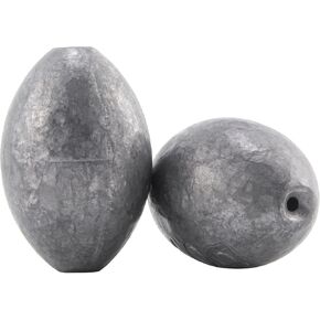 Dr.Fish Egg Sinker Oval Shaped Fishing Weights Sinkers Bass Fishing Casting Freshwater Saltwater Slip Sinker 1/8oz-3oz