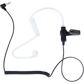 3.5MM Listen-only Earpiece for 2 Way Radio（1 PCS） | Durable Kevlar material, Acoustic Tube Receive Only Headset, for Police, Security & Law Enforcement, Military, Bar in Saudi Arabia