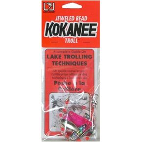 1 Kokanee Jeweled Bead Lake Troll Chrome/Silver