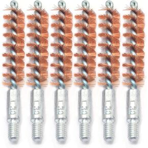 10 Pcs Phosphor Bristle Bronze Bore Gun Cleaning Brush for Rifle Pistol Shotgun (9mm) in Saudi Arabia