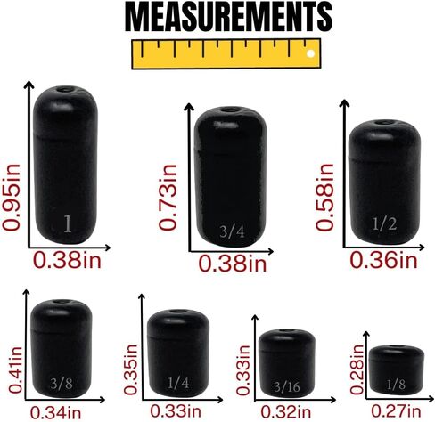 Reaction Tackle Tungsten Barrel Weights, Fishing Sinkers, Egg Shaped Tungsten Fishing Weights Used for Carolina Rig Bass Fising - Size Stamped on All Weights for Freshwater or Saltwater Fish in Saudi Arabia