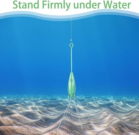 Libima 5 Pcs Sputnik Sinker Surf Fishing Weight Long Tail Fishing Sinkers Fishing Equipment Sputnik Surf Weight for Sea Sand Ocean Beach, Green in Saudi Arabia