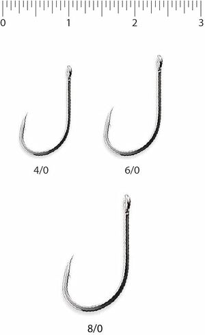 Team Catfish Jack Hammer J Hooks with Wide Gap Design to Hold Live Bait, Cut Baits, and Plastics in Kuwait