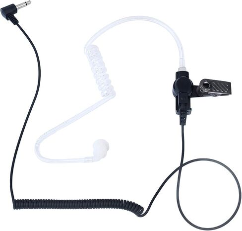 3.5MM Listen-only Earpiece for 2 Way Radio（1 PCS） | Durable Kevlar material, Acoustic Tube Receive Only Headset, for Police, Security & Law Enforcement, Military, Bar in Kuwait