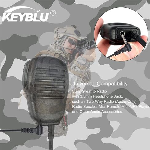 3.5MM Listen-only Earpiece for 2 Way Radio（1 PCS） | Durable Kevlar material, Acoustic Tube Receive Only Headset, for Police, Security & Law Enforcement, Military, Bar in Kuwait