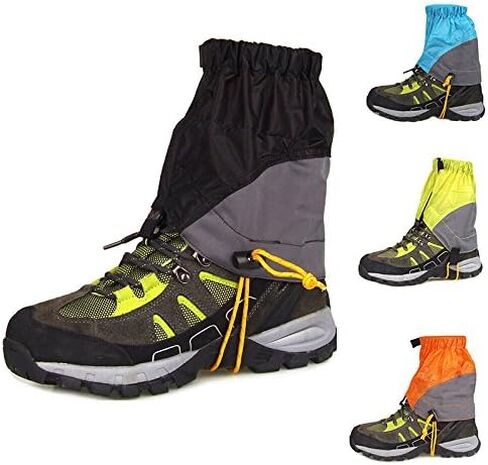 Gators for Hiking Boots and Shoes, Lightweight Adjustable Leg Gaiters for Men Women, Waterproof Hiking Gaiters for Snow,Trail Running,Hiking,Hunting,Walking, Skiing,Snowshoeing,Mountain Climbing in Saudi Arabia