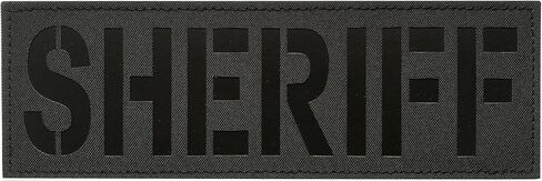 IR Infrared Sheriff Tactical Patch Police Patch for cosplay(6x2 Inch, Coyote Brown) in Kuwait