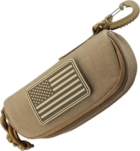 WYNEX Tactical Molle Glasses Pouch, Tactical Eyeglasses Hard Case Shockproof Sunglasses Carrying Case Protective Box in Saudi Arabia