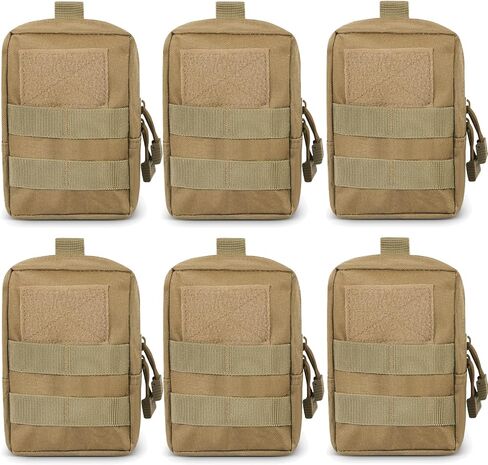 6-Pack Molle Pouch Tactical Molle Pouches Compact Utility EDC Waist Bag Pack in Saudi Arabia