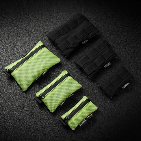 مجموعة أكياس تخزين A5 EDC من TACTICAL GEEK، حقيبة أدوات Molle EDC، جيب أدوات صغير متعدد الوظائف للحمل اليومي in Kuwait