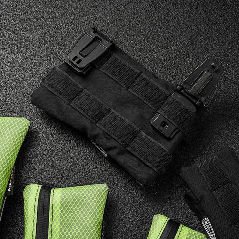 مجموعة أكياس تخزين A5 EDC من TACTICAL GEEK، حقيبة أدوات Molle EDC، جيب أدوات صغير متعدد الوظائف للحمل اليومي in Kuwait