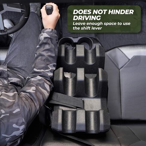 حامل مسدس KEMIMOTO UTV، حامل مسدس UTV مضاد للخدش ومقاوم للصدمات، دعامة تثبيت على المقعد متوافق مع Polaris Ranger General Can Am Defender Pioneer جنبًا إلى جنب (عقد بندقيتين) in Kuwait