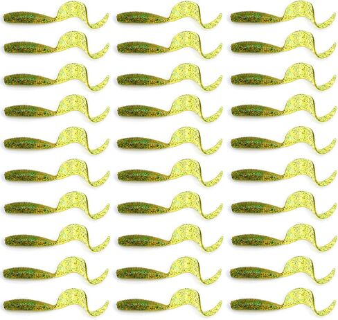 Goture 30Pcs Paddle Tail Fishing Swimbaits Soft Plastic Fishing Lures for Freshwater Saltwater Trout Crappie Bass Culter Lures in Saudi Arabia