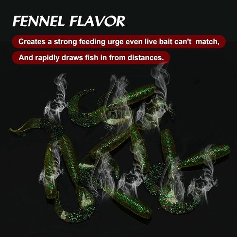 Goture 30Pcs Paddle Tail Fishing Swimbaits Soft Plastic Fishing Lures for Freshwater Saltwater Trout Crappie Bass Culter Lures in Saudi Arabia