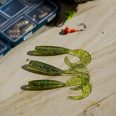Goture 30Pcs Paddle Tail Fishing Swimbaits Soft Plastic Fishing Lures for Freshwater Saltwater Trout Crappie Bass Culter Lures in Saudi Arabia