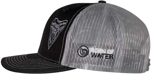 Born of Water Megalodon MEG Tooth Trucker Hat: Scuba Dive | Freediving | Spearfishing in Kuwait