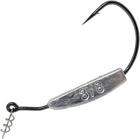 Reaction Tackle Weighted Swimbait Hooks for Bass Fishing - Weedless Fishing Hooks with Twist Lock for Freshwater and Saltwater Fishing Weighted Hooks (10-Pack) in Saudi Arabia