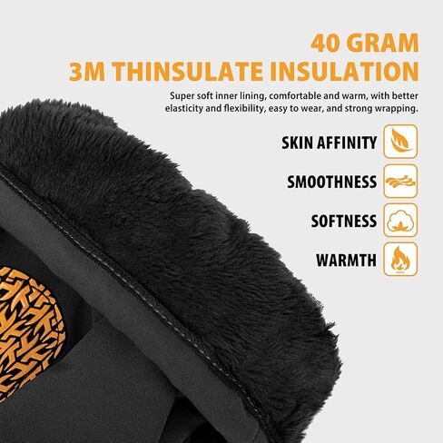 قفازات الصيد Hunthor Ice، قفازات ثينسوليت 3M قابلة للتحويل بدون أصابع، قفازات صيد للرجال والنساء مع نسيج مرن، مثالية للطقس البارد، وصيد الأسماك في الشتاء والتصوير الفوتوغرافي in Kuwait