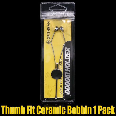 XFISHMAN Fly-Tying-Bobbin-Holder 2 Pack Fly Fishing Ceramic Bobbin with Bobbin Threader Holder Fly Tying Tools Set in Saudi Arabia