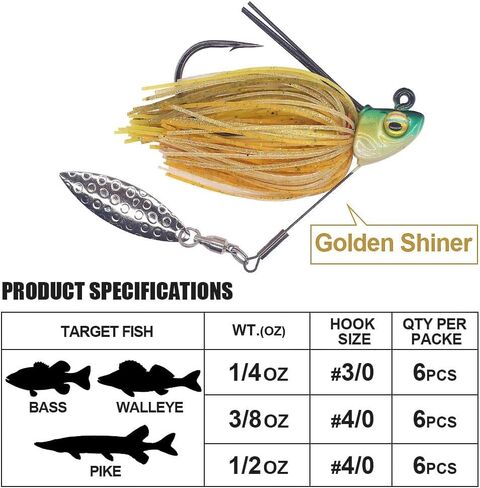 Swim-Jigs-for-Bass-Fishing-Lures Swimbait Underspin Swimming Bass Jigs 1/2 3/8 1/4 oz in Kuwait