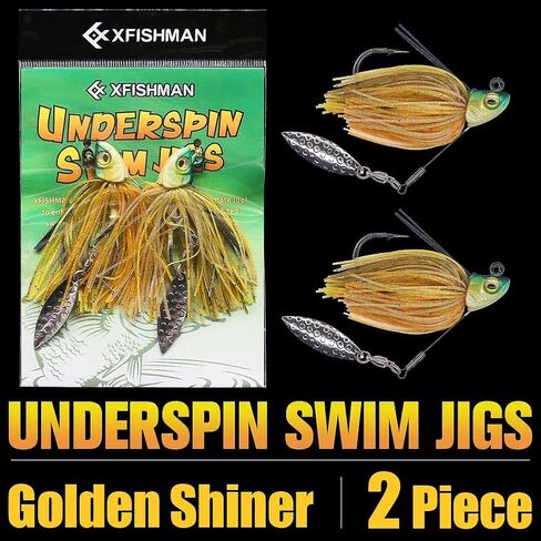 Swim-Jigs-for-Bass-Fishing-Lures Swimbait Underspin Swimming Bass Jigs 1/2 3/8 1/4 oz in Kuwait
