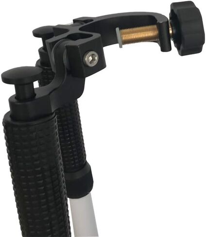 Bipod Surveying, Aluminum Bipod Monopod for Leveling Staff and Prism Poles of Surveying,Total Station GPS GNSS （Black in Saudi Arabia