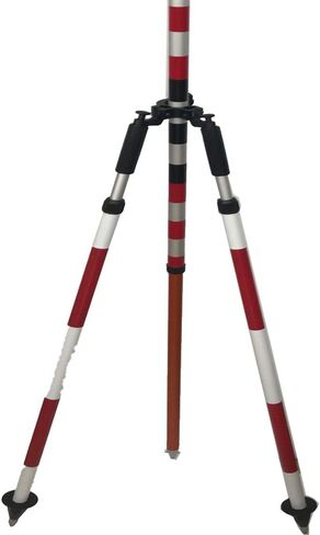 Bipod Surveying, Aluminum Bipod Monopod for Leveling Staff and Prism Poles of Surveying,Total Station GPS GNSS （Black in Saudi Arabia